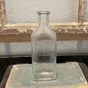 Vintage glass bottle